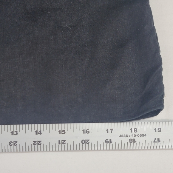 J. Crew Sleeveless Black Linen Ruffle Neck Top Size XS - Picture 7 of 9